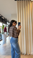 Kahve Caroline Gömlek
