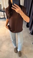 Kahve Modal Basic T-shirt