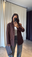 Kahve Pinus Blazer Ceket