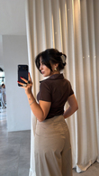 Kahve Sasha Bluz 