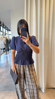 Lacivert Navua Bluz