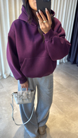 Mürdüm Caprea Kapüşonlu Sweat