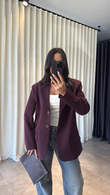 Mürdüm Pinus Blazer Ceket