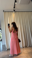 Pembe Carme Elbise