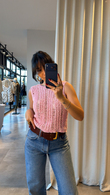 Pembe La Tige Triko
