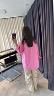 Pembe Poplin Gömlek
