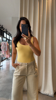 Sarı Lees Bodysuit