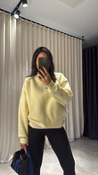 Sarı Page Sweat 