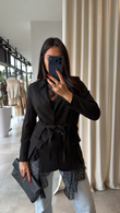 Siyah Brillant Ceket