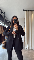Siyah Dilvin Blazer Ceket