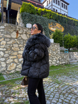Siyah İthal Seri Eloise Mont