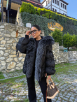 Siyah İthal Seri Eloise Mont