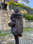 Siyah İthal Seri Eloise Mont