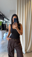 Siyah Lees Bodysuit