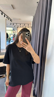 Siyah Orijinal Marka Oversize T-shirt