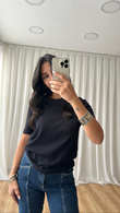 Siyah Orijinal Marka T-Shirt