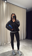 Siyah Page Sweat 