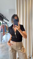 Siyah Sasha Bluz 