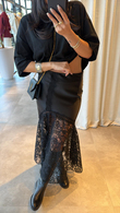 Siyah Valeria Etek 