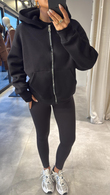 Siyah Violet Sweat