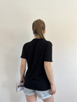 Aksesuar Düz Basic T-shirt 1410  SİYAH