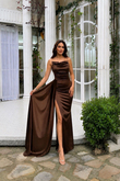 Allyso Degaje Yaka Yırtmaçlı Abiye 582243 