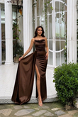 Allyso Degaje Yaka Yırtmaçlı Abiye 582243 