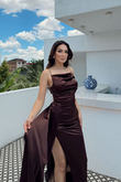 Allyso Degaje Yaka Yırtmaçlı Abiye 582243 