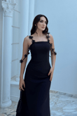 Askı Çiçek Detay Tasarım Abiye 1143