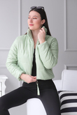 Astarlı Şişme Mont MİNT YEŞİLİ