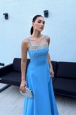 Aycan Askılı Taş İşleme Detay Abiye 303 