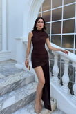 Beta Kuyruk Detay Mini Elbise 5073