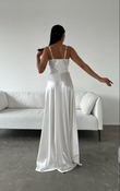Bilica İp Askı Saten Abiye 582151 BEYAZ