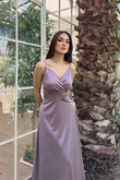 Bilica İp Askı Saten Abiye 582151 LİLA