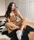 Bluz Pantolon Takım Vizon