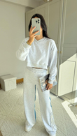 Brooklyn Jean Detay Bağcıklı Takım 2627 GRİ