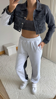 Daisy Jean Ceket Detay Takım 2650 GRİ