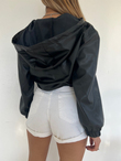 Deri Kapüşonlu Sweat 0392