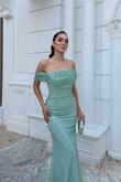 Dila Boncuk İşleme Detay Abiye 1119