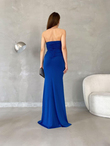 Dimitri Drapeli Straplez Sandy Abiye 582706 SAKS MAVİSİ