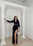 Eledora Işıltılı Abiye 583097 SİYAH