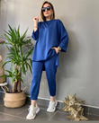 Fakir Kol Bluz Pantolon Takım Mavi