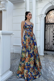 Feza Desenli Askı Detay Abiye 1093