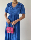 Fistolu Maxi Elbise 6501