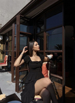 Gipeli Elbise 2892 SİYAH g5xx