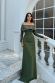 Göğüs Taş İşleme Madonna Yaka Abiye 1149
