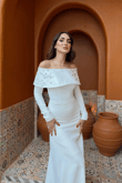 Göğüs Taş İşleme Madonna Yaka Abiye 1149