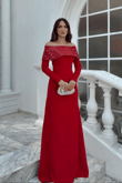 Göğüs Taş İşleme Madonna Yaka Abiye 1149