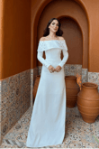 Göğüs Taş İşleme Madonna Yaka Abiye 1149