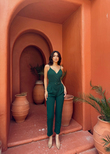Grace Askılı Kemerli Tulum 582203 ZÜMRÜT